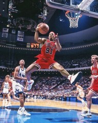 Chicago Bulls DENNIS RODMAN Glossy 8×10 Photo Basketball Print Poster HOF 2011