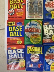 20 Lot 1981-1986 Baseball Card Packs. TOPPS, DONRUSS, Fleer. These Are Valuable