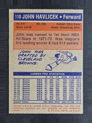 1972-73 Topps #110 John Havlicek – Hall of Fame – Boston Celtics – EX