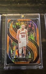 2024-25 Panini Select – Premier Level Stephen Curry #143 Orange Flash Prizm