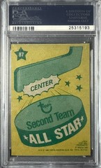 1980 Topps WAYNE GRETZKY All-Star #87 Hockey Card PSA 9 MINT