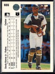 1990 Upper Deck ~ Sandy Alomar Jr 655 *Free Same Day Ship **BOGO