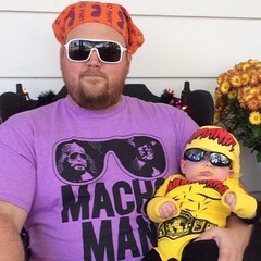 Macho Man Randy Savage Purple Orange Adult Costume