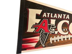 Atlanta Falcons NFL Team Pennant Lot Of 2 12X 30