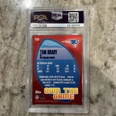 TOM BRADY 2003 TOPPS OWN THE GAME FOIL PSA 9 MINT