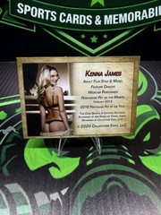 Kenna James Kiss Card Signed Autograph Auto 2020 Collectors Expo Adult Model XXX