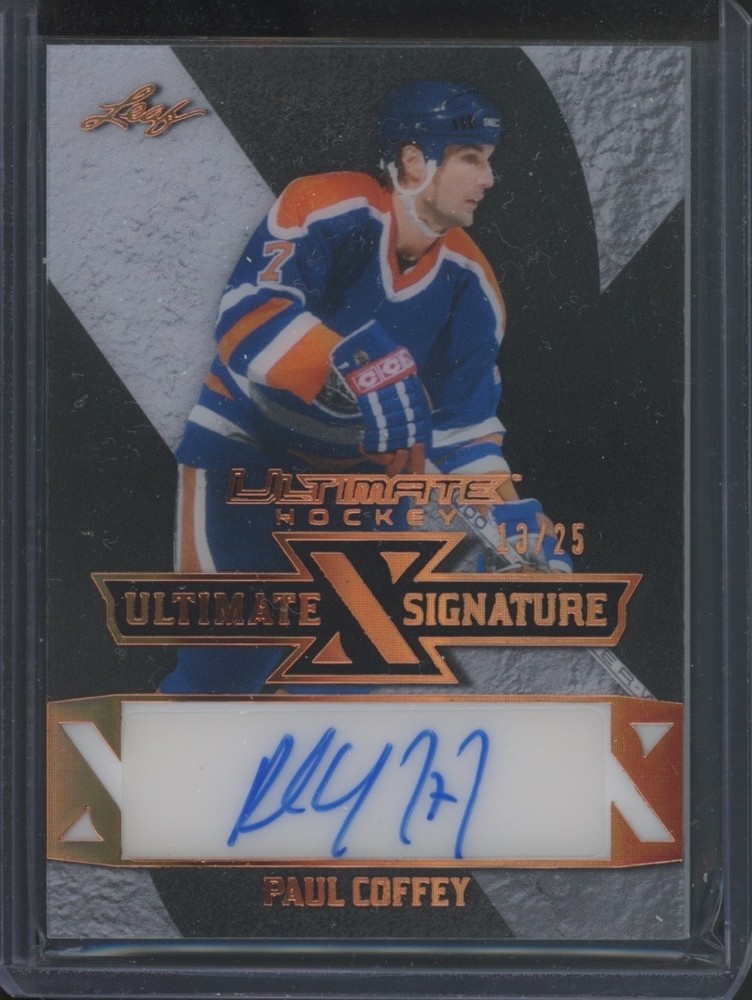 2023 Leaf Ultimate Hockey Paul Coffey #UXS-PC1 Auto /25