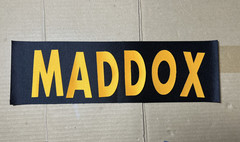 UNSEWN Nameplate Namebar for CHL/WHL/Minor Hockey Jersey PLEASE READ DESCRIPTION
