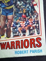 1977-78 Topps #111 Robert Parish Warriors ROOKIE White Back Card READ DESCRIPTIO