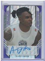 2021-22 Leaf Metal #BA-AF1 Allen Flanigan Purple Wave #/25