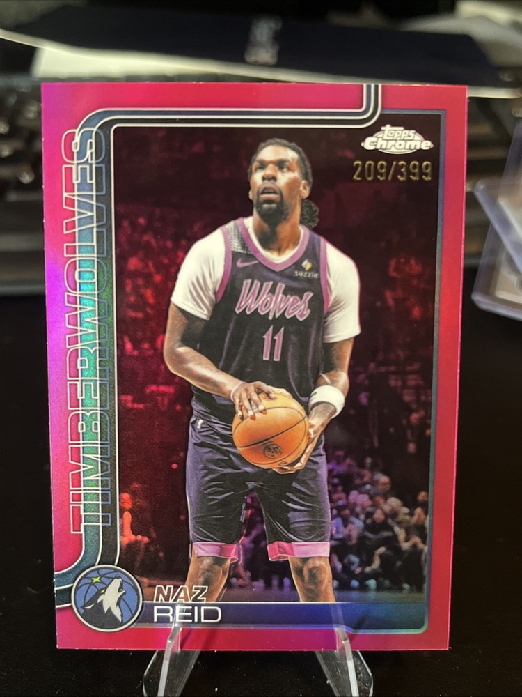 2025-26 Topps Chrome – Naz Reid #156 Magenta Refractor /399