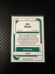 2026 Donruss #137 Ike Irish Optic Black Pandora