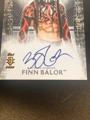 2015 Topps WWE Undisputed Finn Balor NXT In Line Demon On-Card Auto Black 11/50