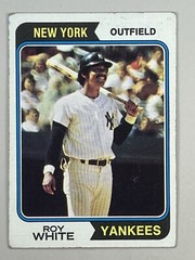 1974 Topps #135 Roy White New York Yankees