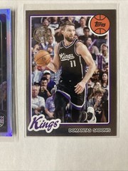 2025 Domantas Sabonis Refractor Insert Lot! Topps Chrome NBA Hoops Sacramento!