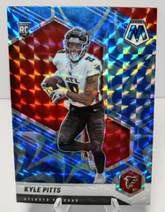2021 Panini Mosaic – Rookies Kyle Pitts #311 Reactive Blue Mosaic Prizm (RC)