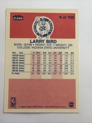 THE ULTIMATE LARRY BIRD COLLECTION / LOT 1986-87 FLEER 2X 1980 TOPPS RC W/MAGIC+