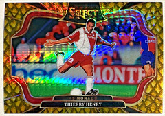2025-26 Select Ligue 1 Thierry Henry 4/10 Gold Dragon Scale Prizm AS Monaco #248