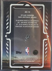 Topps 2025-26 Topps Chrome Activators Dylan Harper #AC-12 RC Spurs