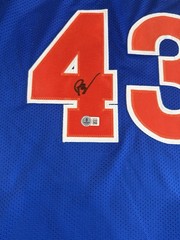 Brad Daugherty Custom Jersey Autographed, Becket Certified Size XL