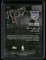 2025-26 Topps Chrome Cactus Jack Zach LaVine Jacked Up Purple Mini-Diamond /75