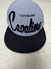 Cleveland Cavaliers New Era Hat-Baby Blue / Navy SnapBack NBA Cap 9FIFTY Cavs