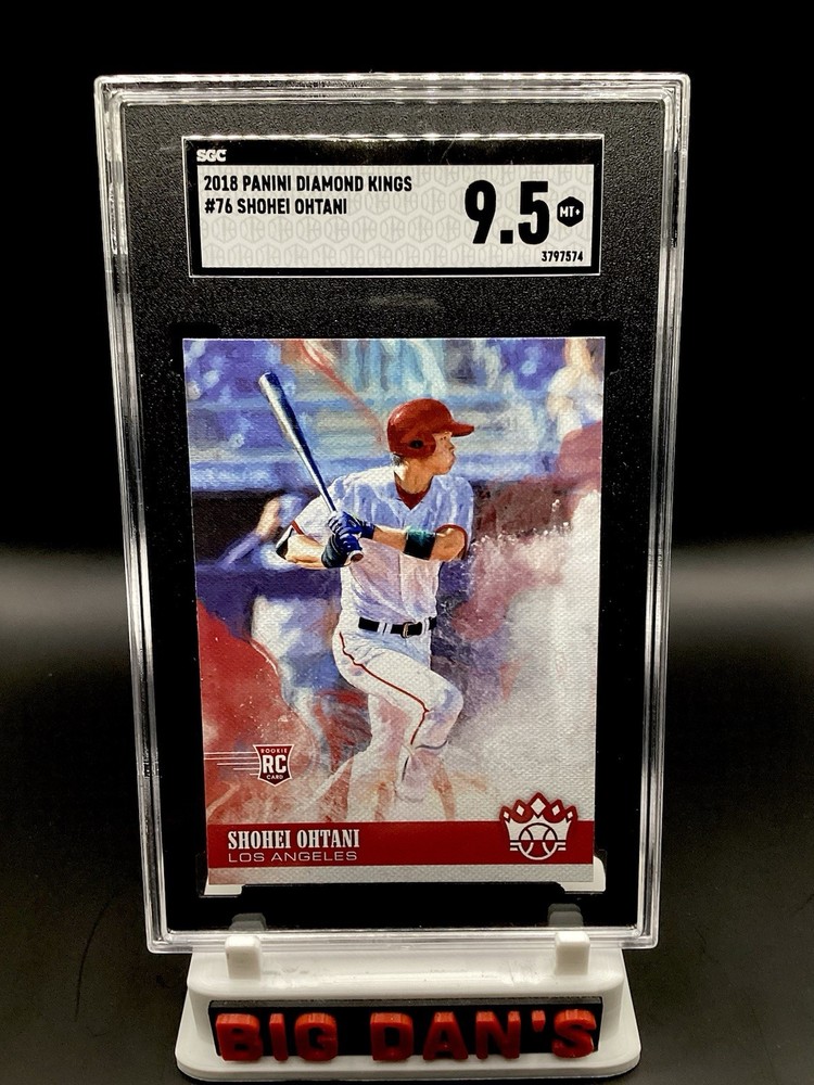 SHOHEI OHTANI RC 2018 Diamond Kings – #76 Batting Follow Through SGC 9.5
