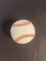 Tommie Agee Autographed NL Official Baseball Inscribed to John Beckett Auth