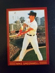 Mike Greenwell Boston Red Sox Series 2 #1 Star Red Border RARE Oddball