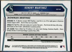 2026 Bowman #BCP-89 Kendry Martinez Chrome Reptilian Fuchsia Refractor #/199