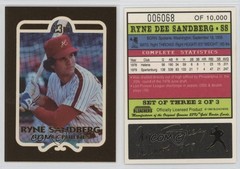 1993 Bleachers 6068/10000 Ryne Sandberg (Helena Phillies) #2 HOF 19lw