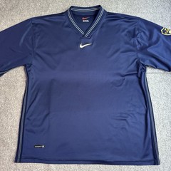 Vintage 90s Nike Fit Boca Juniors CABJ Basketball Warmup Pullover Men’s XXL Blue