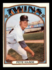 1972 Topps Baseball #501 Pete Hamm EX/MT *d5