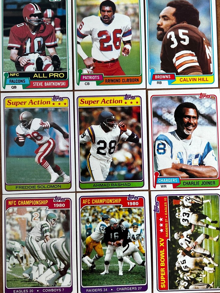 1981 TOPPS FOOTBALL- #265-528 -YOU PICK-COMPLETE YOUR SET-BUY 2 GET 1 FREE!
