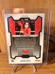 Nikki Cross 2024 Panini Prizm WWE #/399 Red Pulsar Prizm 189 SP Parallel