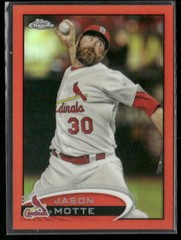 2012 Topps Chrome #88 Jason Motte Orange Refractors