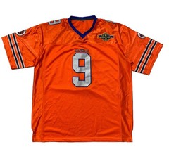 The Waterboy Bourbon Bowl Jersey Mens XL Orange #9 Bobby Boucher Movie Sewn Logo