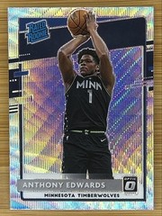 2020-21 Panini Donruss Optic – Rated Rookie Anthony Edwards #151 Wave Prizm (RC)