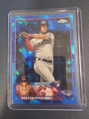 2023 Topps Chrome Update Brayan Rocchio Sapphire Rookie Guardians RC 📈📈