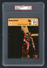 PSA 8 POWER FORWARD with MAURICE LUCAS Sportscaster Basketball Card #43-18