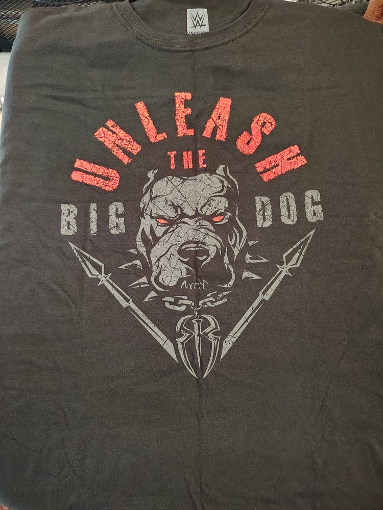 WWE Roman Reigns Unleash The Big Dog Authentic XL Shirt 2018 Bloodline Usos WWF