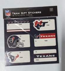 Houston Texans Gift Stickers – Christmas Holiday Birthday – Perfect Presents