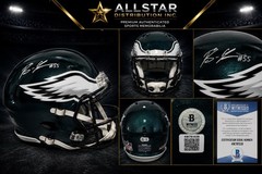 Brandon Graham Signed/Auto FS Authentic Eagles Helmet Beckett COA 4W781538