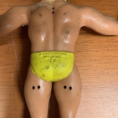 WWF Titan Sports 1985 LJN Hulk Hogan Wrestling Bendie Figure 4 3/4&Prime; Tall
