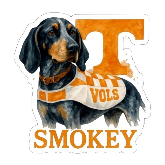 Tennessee Volunteers Sticker Vols NCAA Football Die Cut Laminated