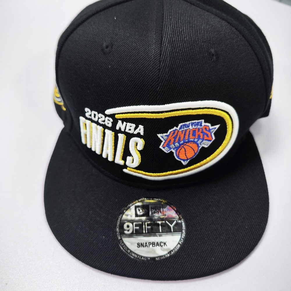 New York Knicks 2026 NBA Champions Locker Room Hat NewEra Replica-Black