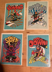 1978 Donruss Skateboard CARDS, NR/MINT & MINT, 29 CARDS & WRAPPER