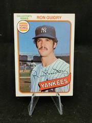1980 Topps Burger King Pitch, Hit & Run #4 Ron Guidry New York Yankees