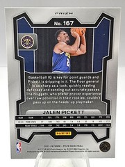 Jalen Pickett 2023-24 Panini Prizm Prizms Red Ice Rookie #167