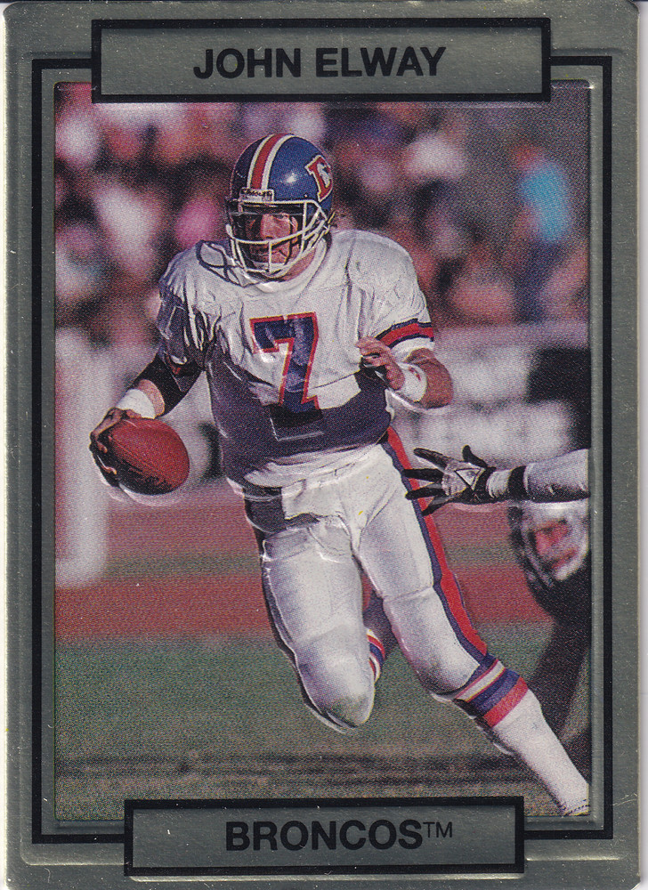 1990 Hi-Pro Action Packed John Elway #63 Denver Broncos